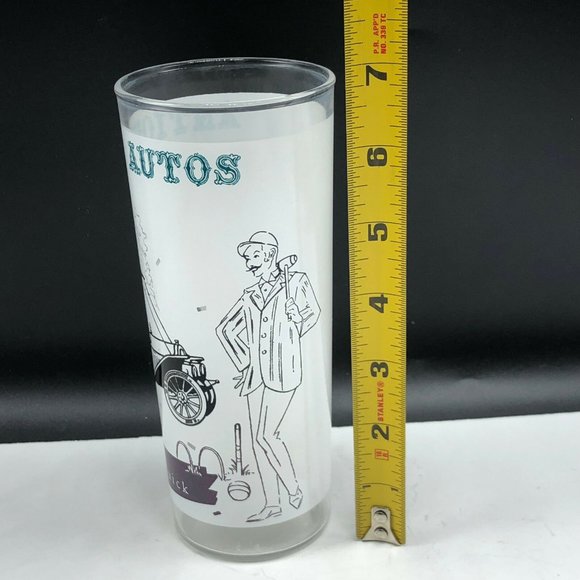 ANTIQUE AUTOS DRINKING GLASS cup mug classic Buick - Picture 4 of 4
